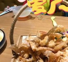 Fried Shrimp with Green Onion