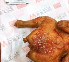 Honey-glazed扒 Chicken
