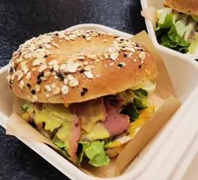 Mexican Spicy Beef Whole Grain Bagel