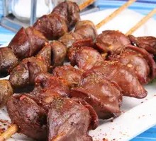 Grilled Chicken Hearts