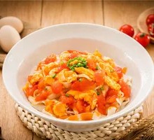 Tomato and Egg BB Noodles