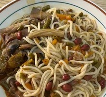 Chicken Gizzard Noodles