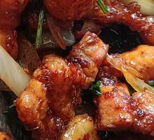 Iron Plate Grilled Meat