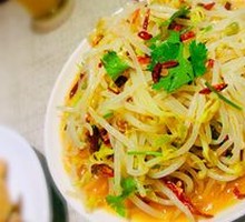 Lime Stir-fried Bean Sprouts