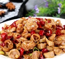 Spicy Stir-Fried Pig Intestines