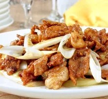 Scallion Stir-Fried Lamb