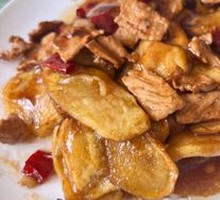 Braised Pork with Potato Slices