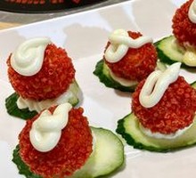 Cheese Lychee Shrimp Balls