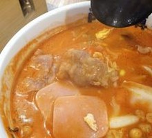 Tomato Beef Tofu Soup