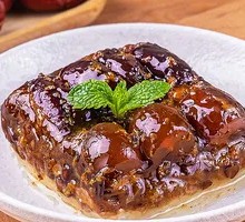 Steamed Rice Cake with Red Dates and Red Beans