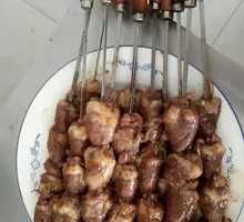 Electric Grilled Chicken Hearts