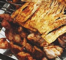 Grilled Enoki Mushrooms