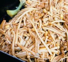 Grilled Enoki Mushrooms