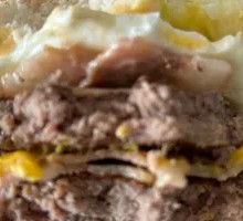 BMZ Double Beef Cheese Egg Burger