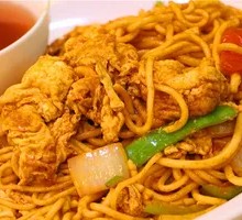 Double Egg Fried Noodles