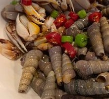 Crab Claw and Snail Stir-fry