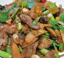 Stir-fried Lamb Face