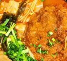 Sauce-Soaked Fried Egg Rice Noodles