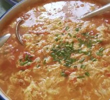 Tomato Sea Cucumber Egg Soup