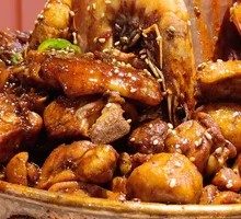 Sauce-Flavored Shrimp and Chicken