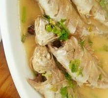 Stewed Wild White Drum Fish