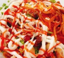 Grilled Meat Salad Rice Bowl