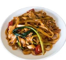 Stir-Fried Pork Noodles with Knife-Sliced Noodles