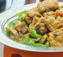 Stir-fried Local Rooster