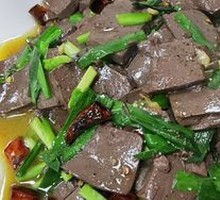 Stir-fried羊Blood