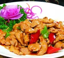 Stir-Fried Intestines with Green Peppers