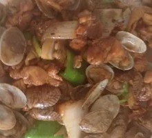 Clam and Chicken Stir-fry