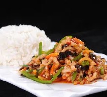 Fish-Flavored Shredded Pork Rice Bowl