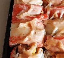 Crab Stick Omelette Roll