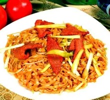 Sausage Fried Rice Noodles