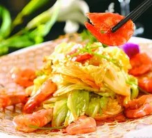 Stir-Fried Shrimp with Chinese Cabbage