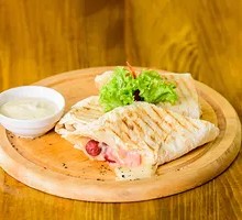 Grilled Sausage Wrap