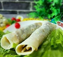 Small Green Onion Wraps