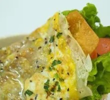Western-Style One-Egg Pancake Wrap