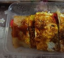 Grilled Cold Noodles with Egg and Sausage