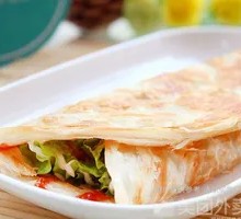 Egg and Sausage Handheld Pancake