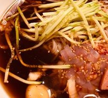 Cold Noodles with Beef Tendon Mix