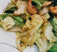 Bok Choy Stir-Fried with Shrimp