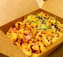 Super Black Pepper Crispy Chicken Rice