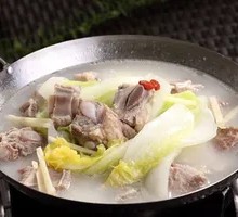 Pork Rib and Chinese Cabbage Stew