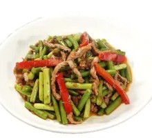 Stir-Fried New Garlic Shoots with Pork