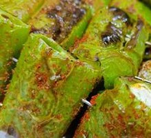 Braised Green Pepper with Tiger Stripes