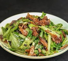 Braised Tofu Paste with Eel and Pak Choi