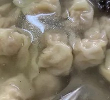 Chicken and Shrimp Dumplings in Soup