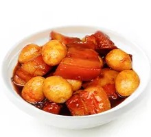 Braised Pork Belly with Quail Eggs