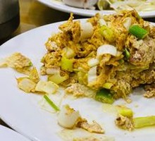 Scrambled Eggs with Green Onions